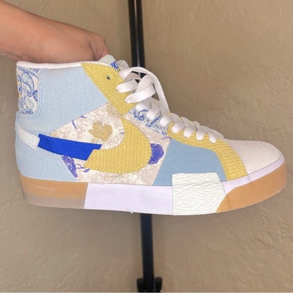 Nike Shoes - Nike Zoom Blazer Premium SB Mid Paisley Pack - Boarder Blue